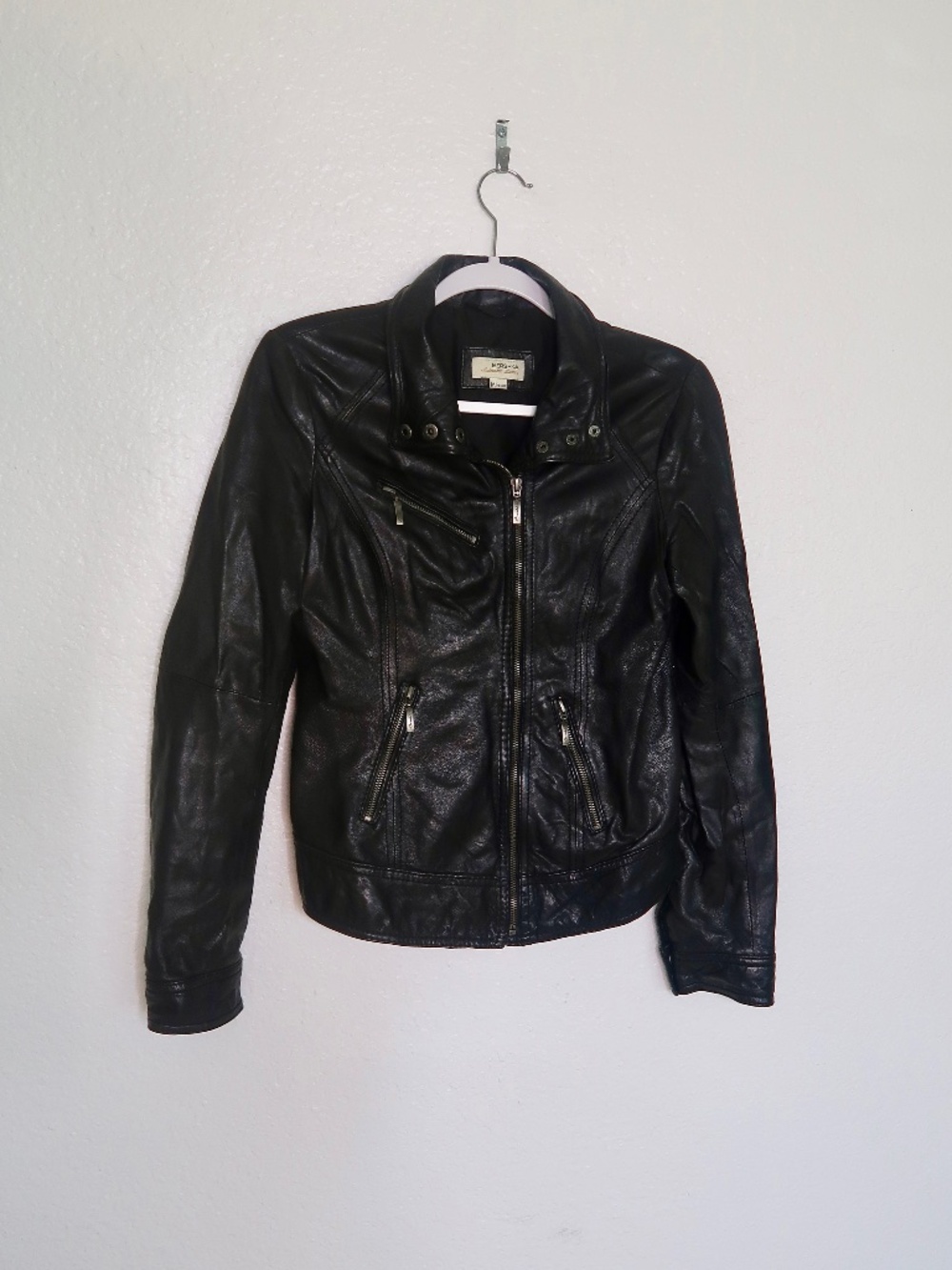 Real leather jacket